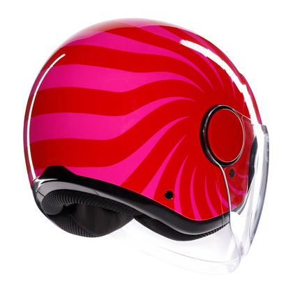 Casque AGV ETERES - TROPEA - Rose / Rouge