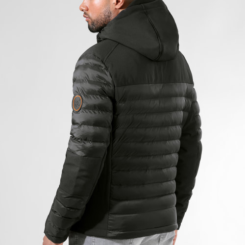Doudoune Night Shark Noir Orange 0013 Noir