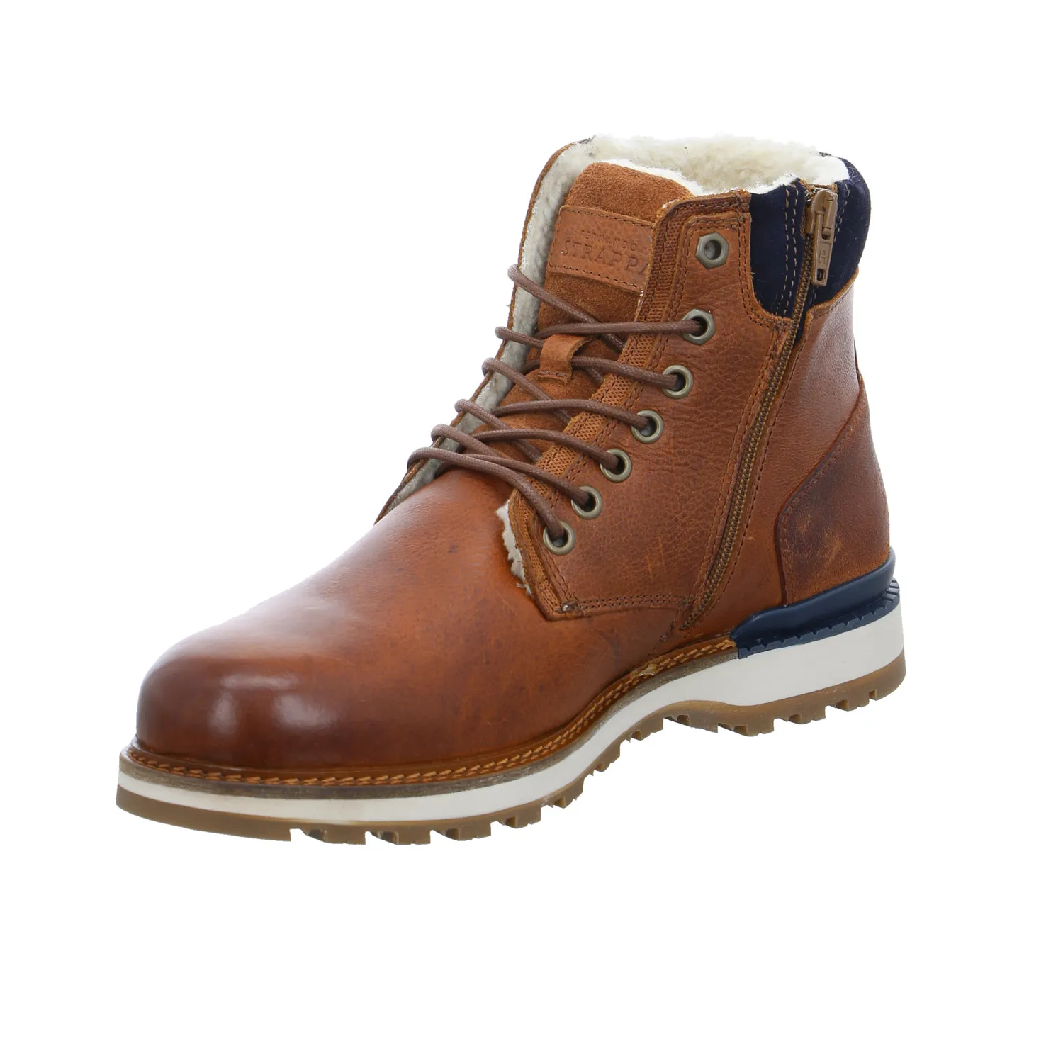 FERNANDO STRAPPA Winter-Boots Cognac Leder