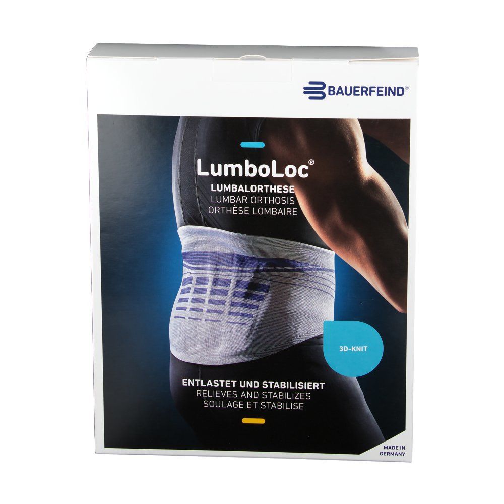 LumboLoc® Rückenstütz Bandage Gr.4 titan