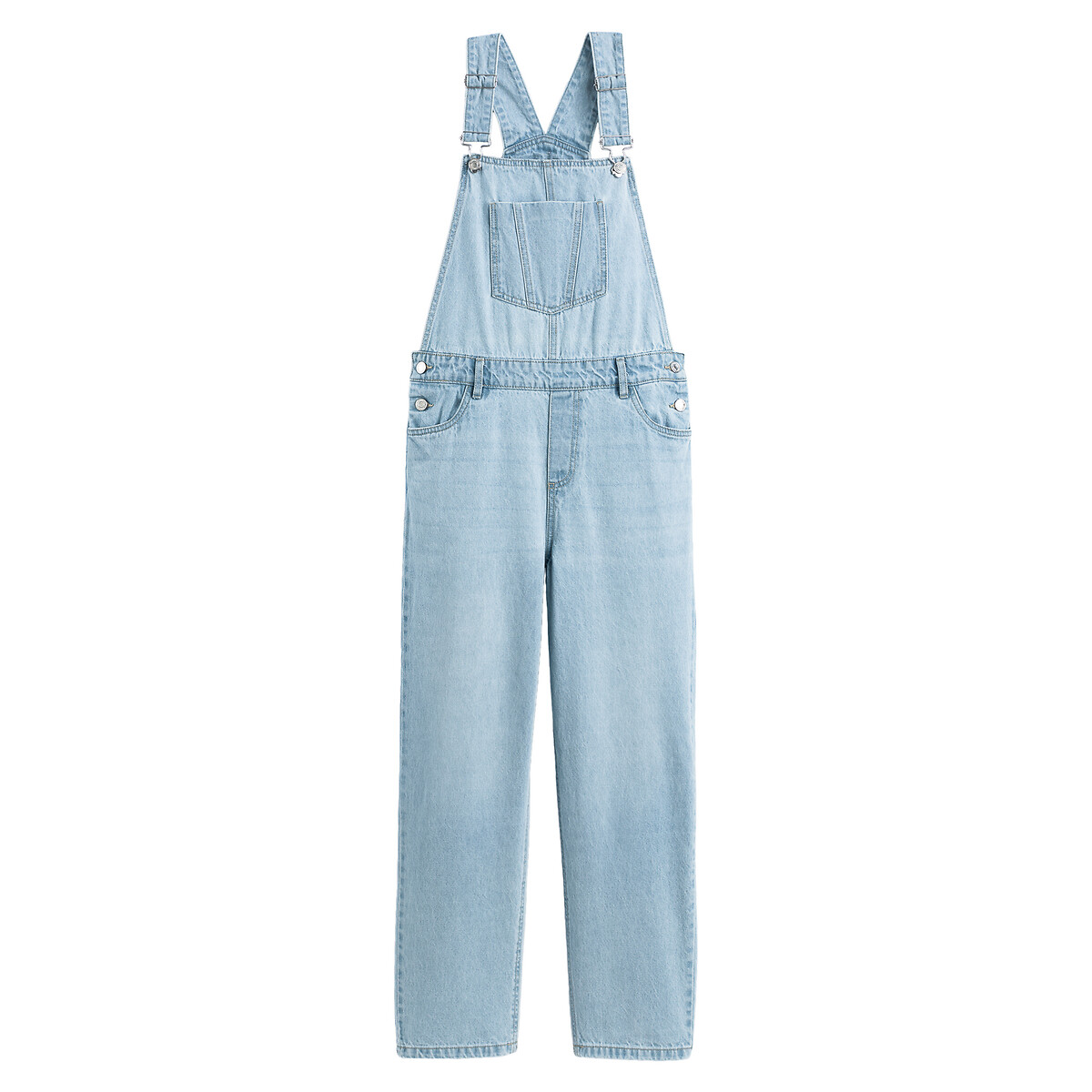 COLEÇÃO LA REDOUTE<br>Macacão jeans, branco