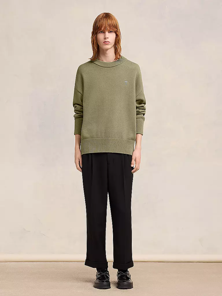 AMI PARIS Pullover olive