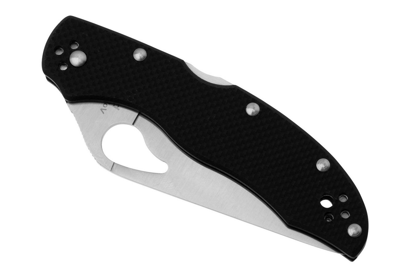 Spyderco Byrd Harrier 2 BY01GPS2 Black G10, partly serrated zakmes