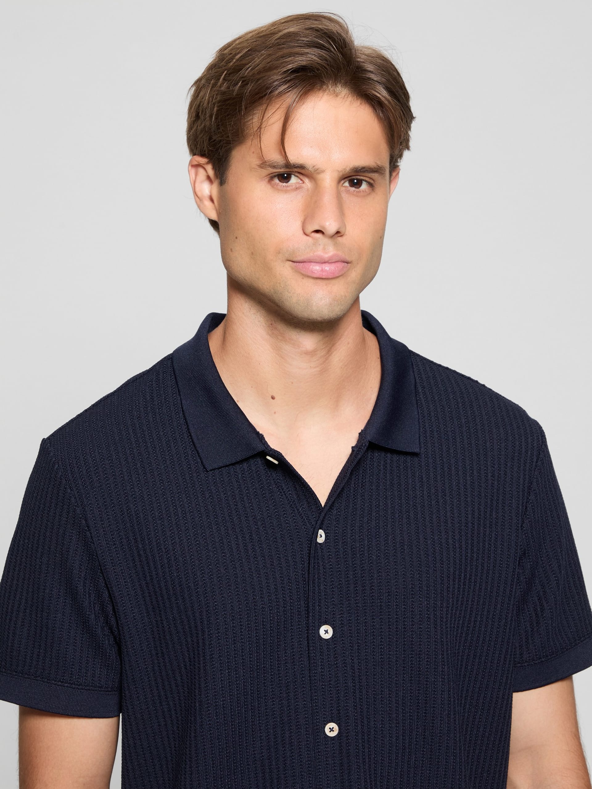 Camisa de malha Pointelle