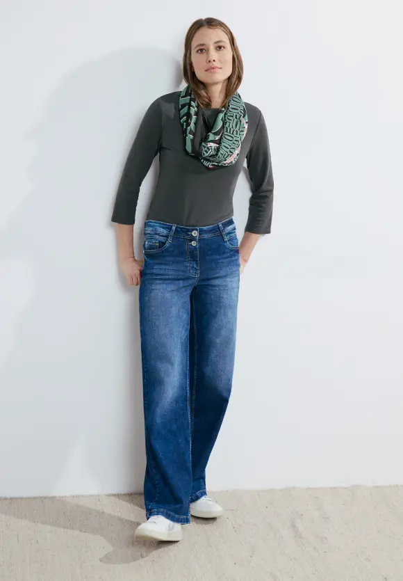 Modal Print Loop - raw salvia green
