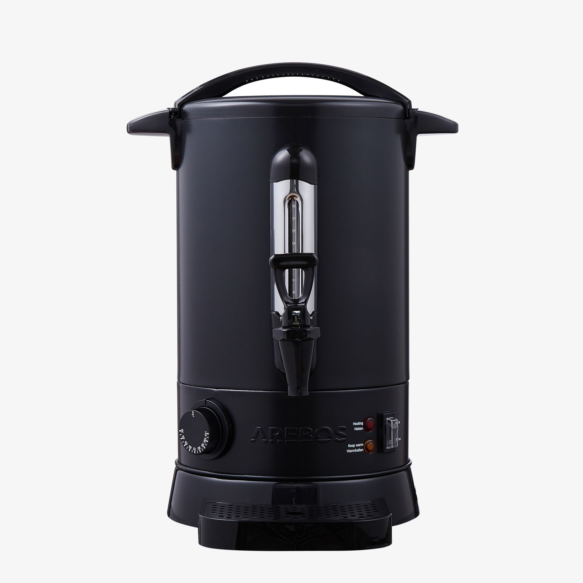 Glühweinkocher 6,8 L Schwarz