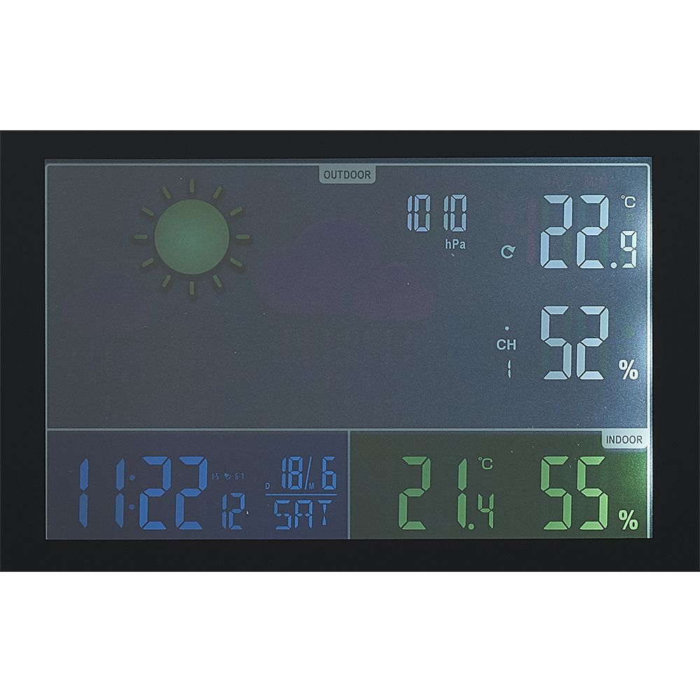 Station météo + Sonde extérieure Homday X-pert