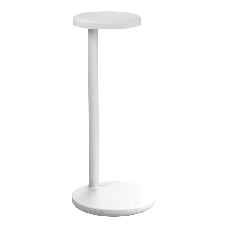 Flos Oblique QI bureaulamp LED met mobiele oplader mat wit