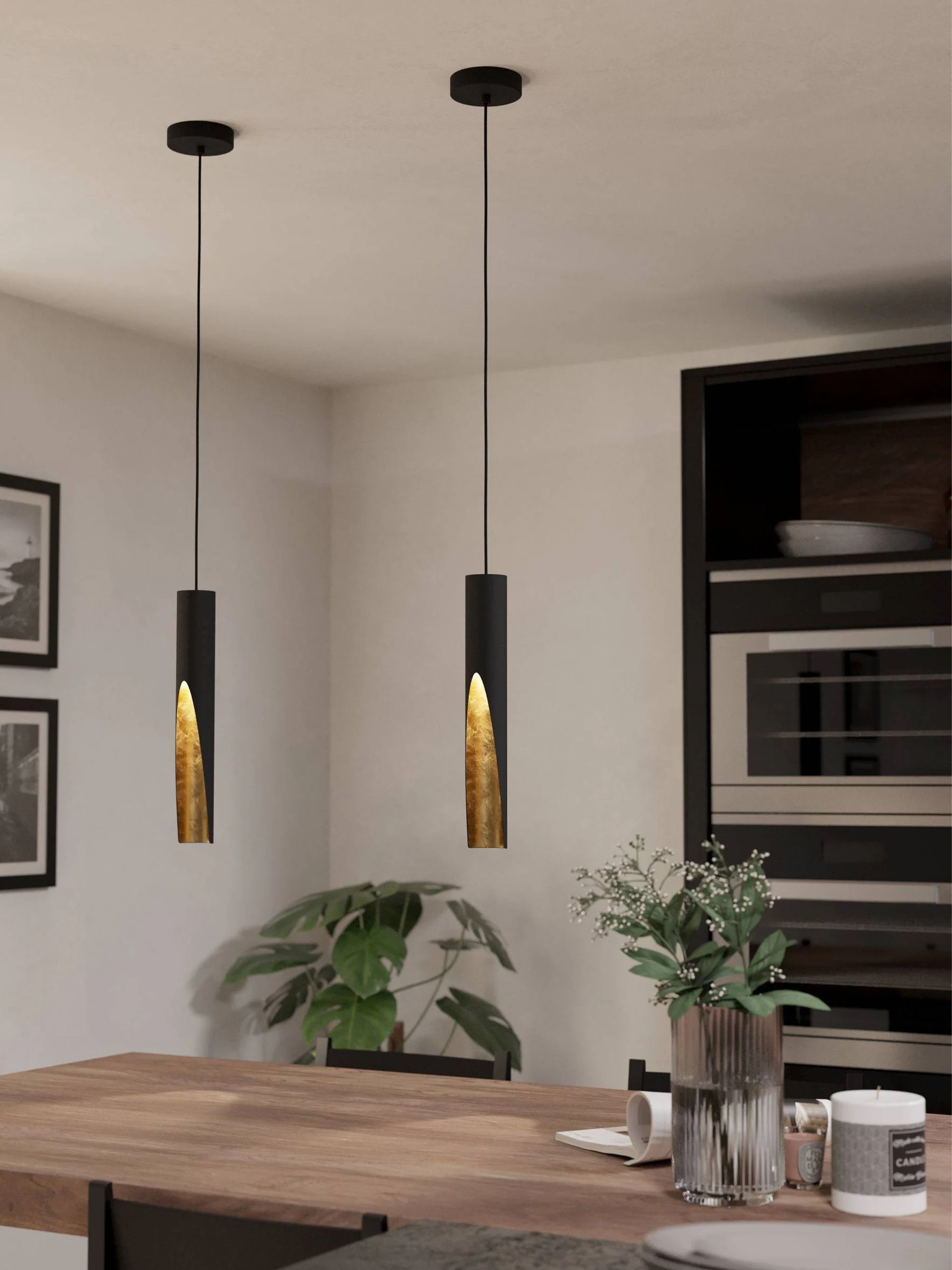 Eglo Barbotto stalen moderne hanglamp