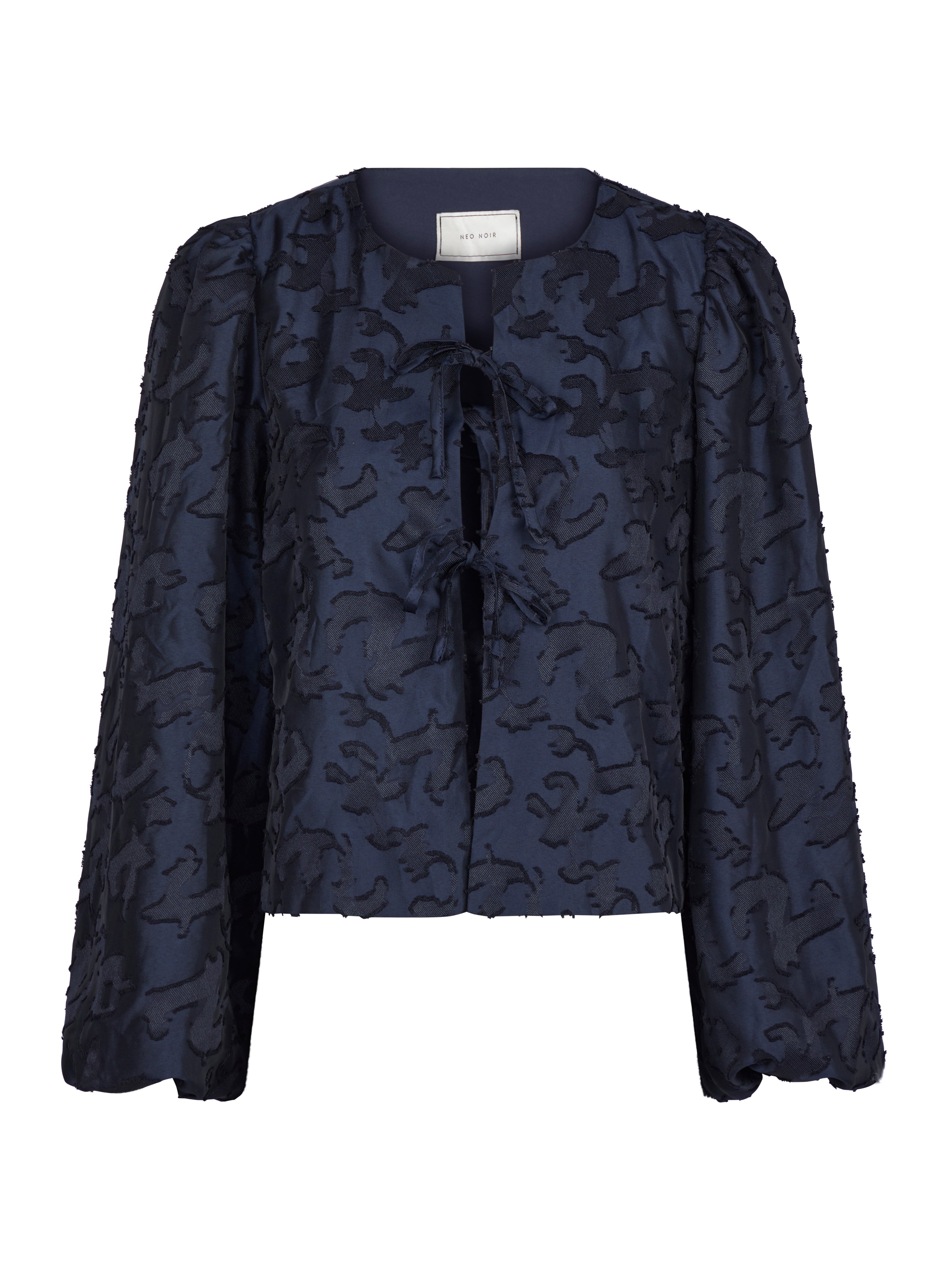 Neo Noir  Daliska Artwork bluse - Navy