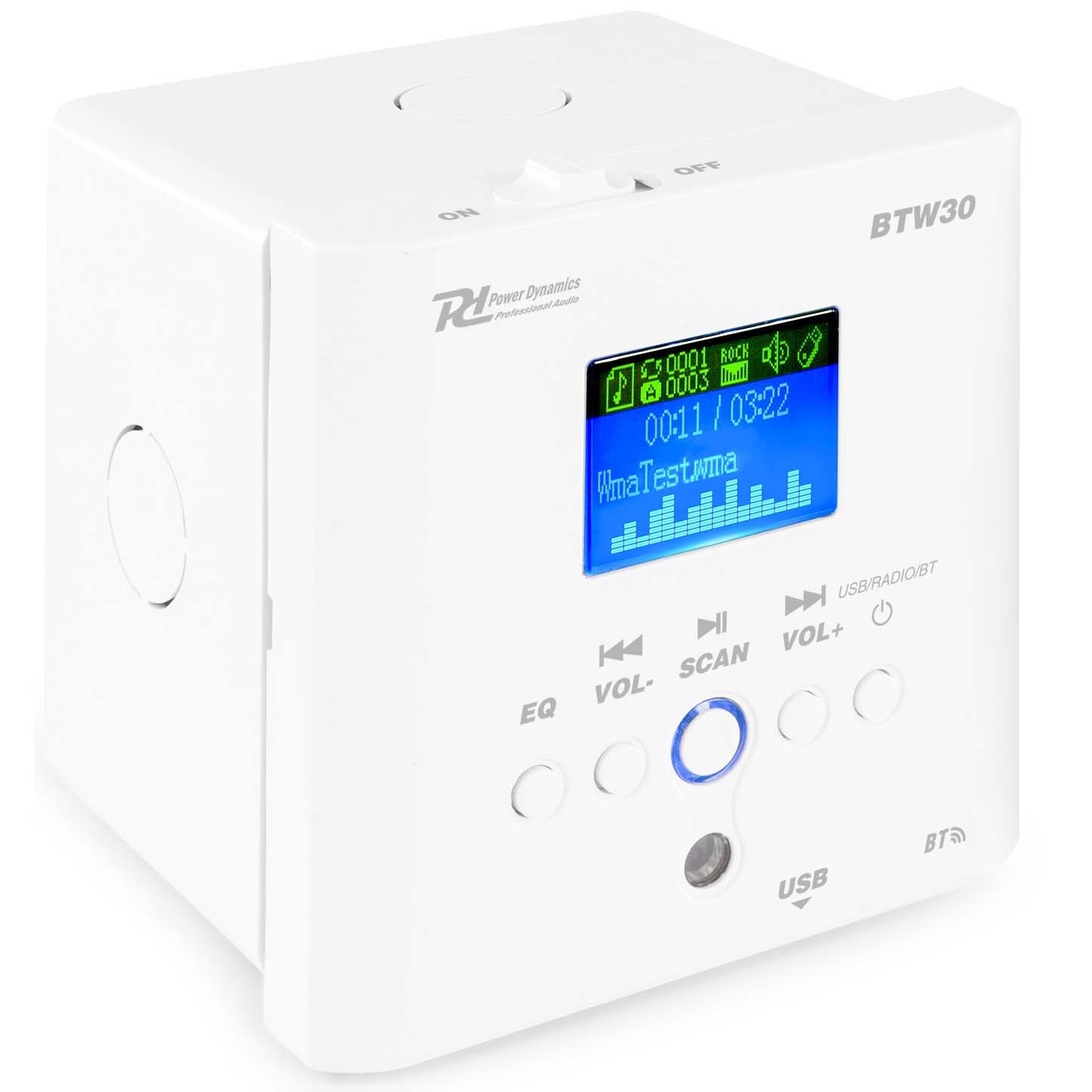 Power Dynamics BTW30SET BTW30SET muzieksysteem 2x 15W wit