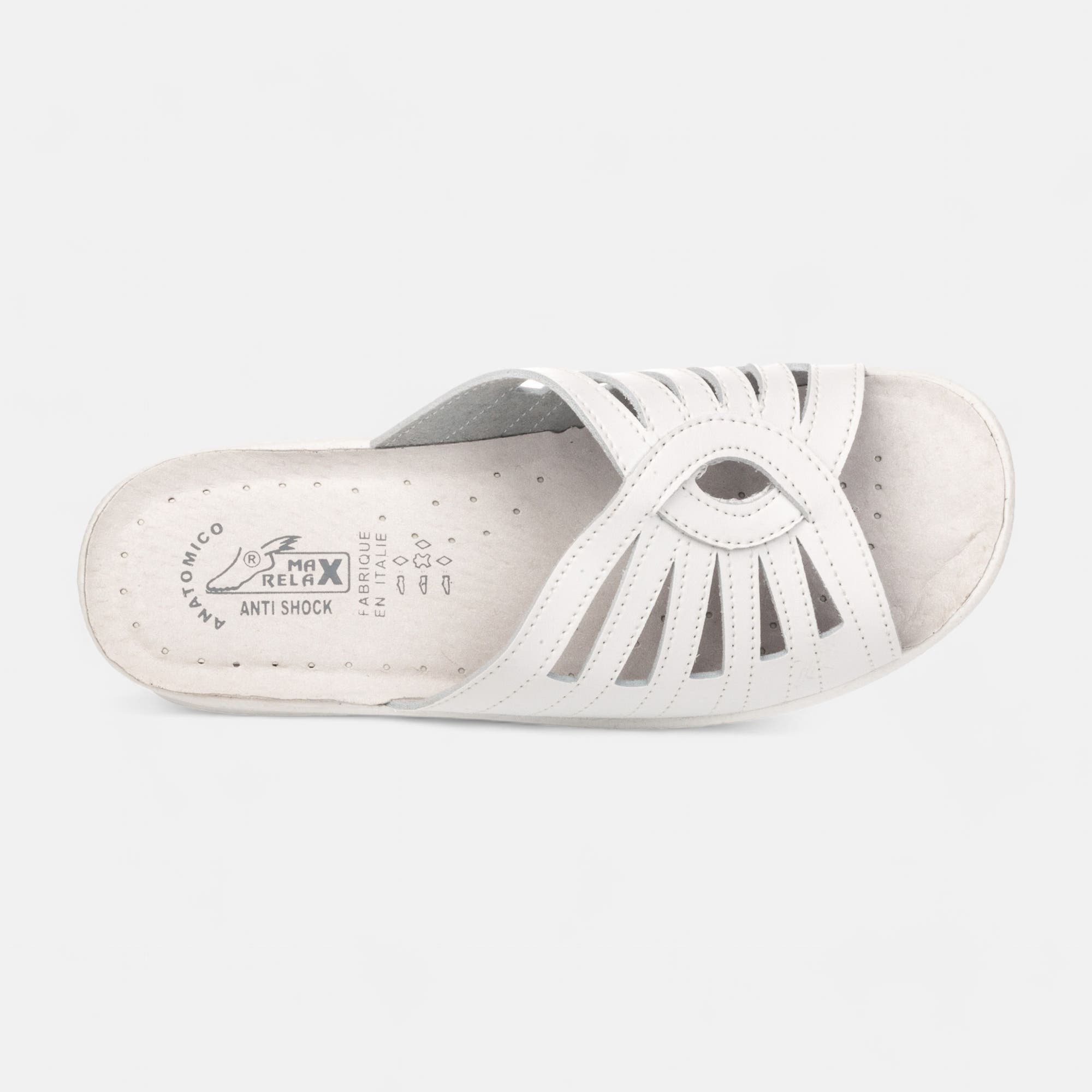 Escarpins pieds sensibles Femme blanc