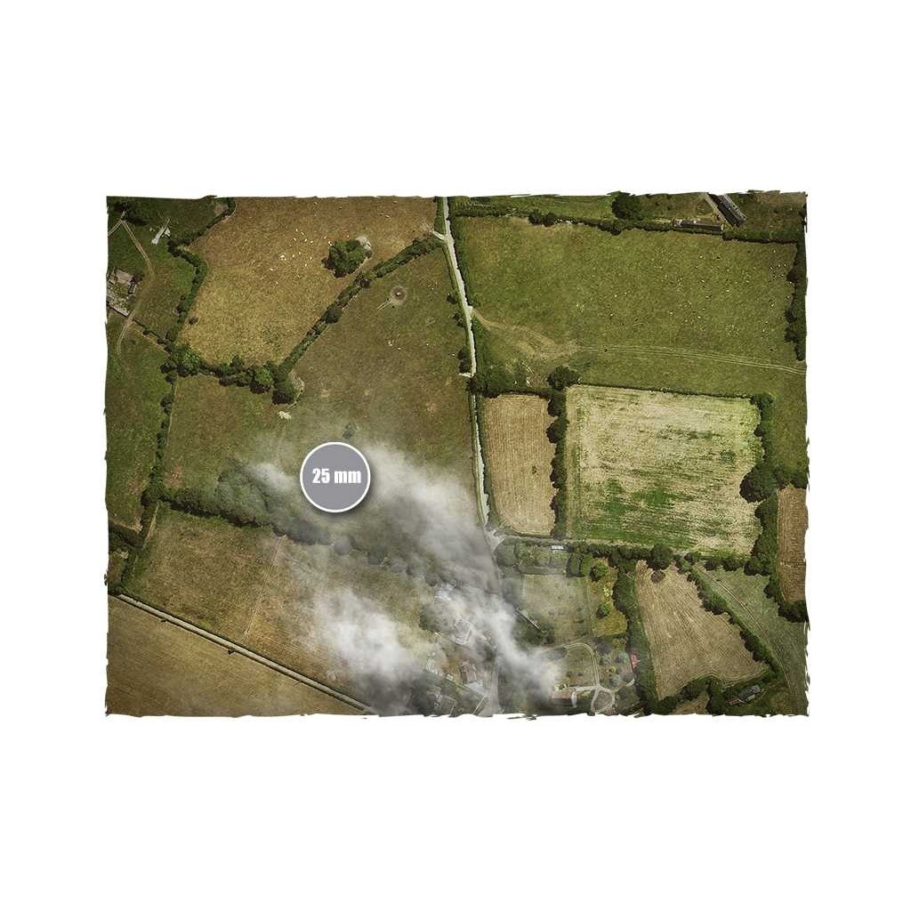 Terrain Mat Mousepad - Aerial Field 2 - 120x180