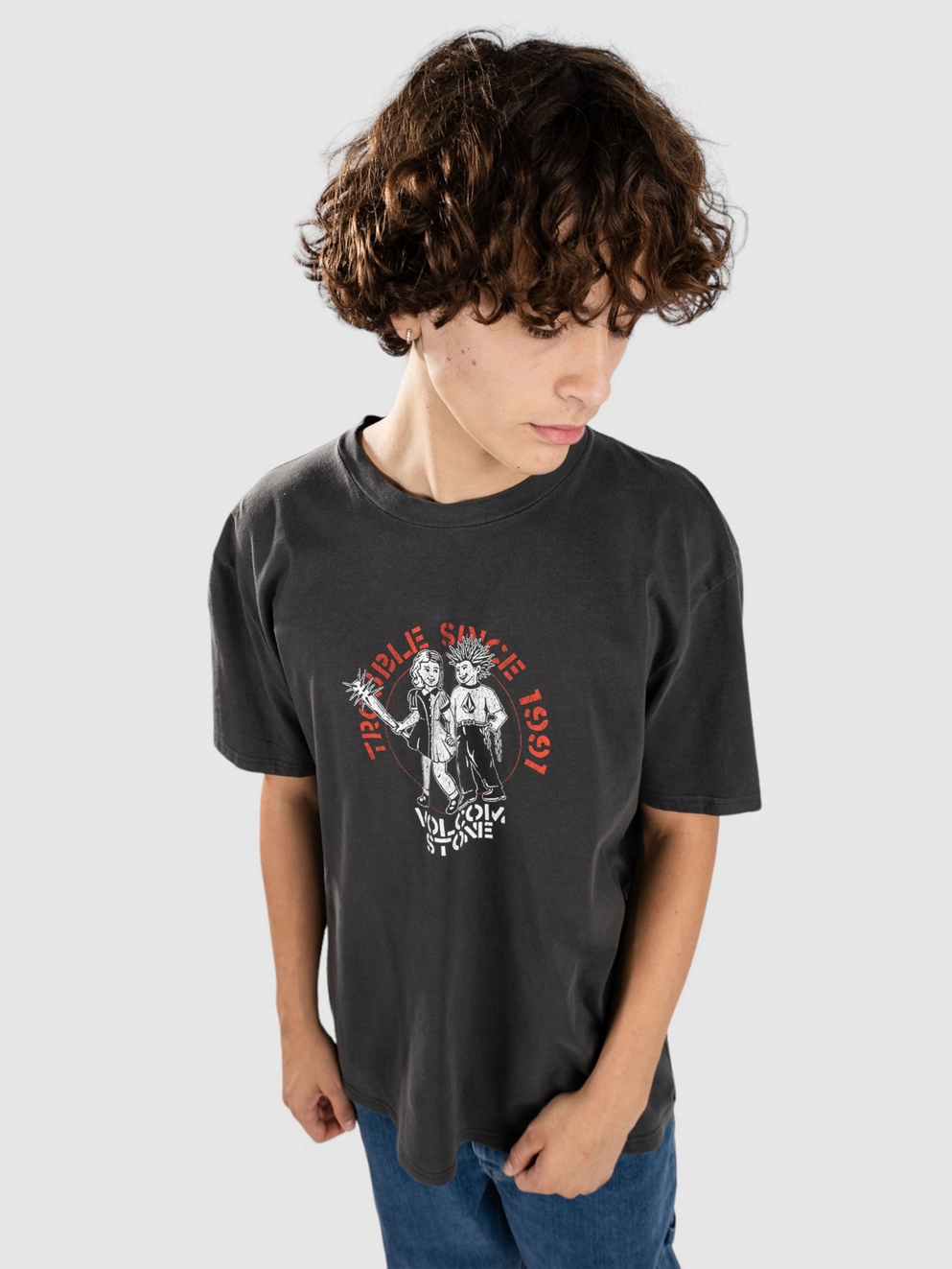 Volcom Trouble Couple Pw T-Shirt black