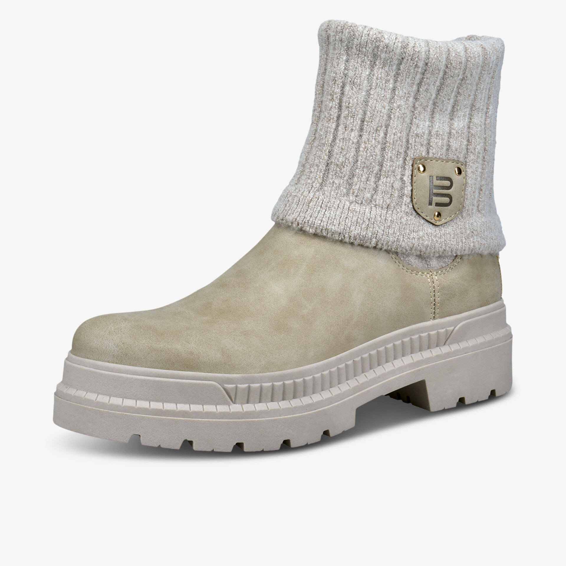BAGATT Damen Klassische Stiefeletten beige