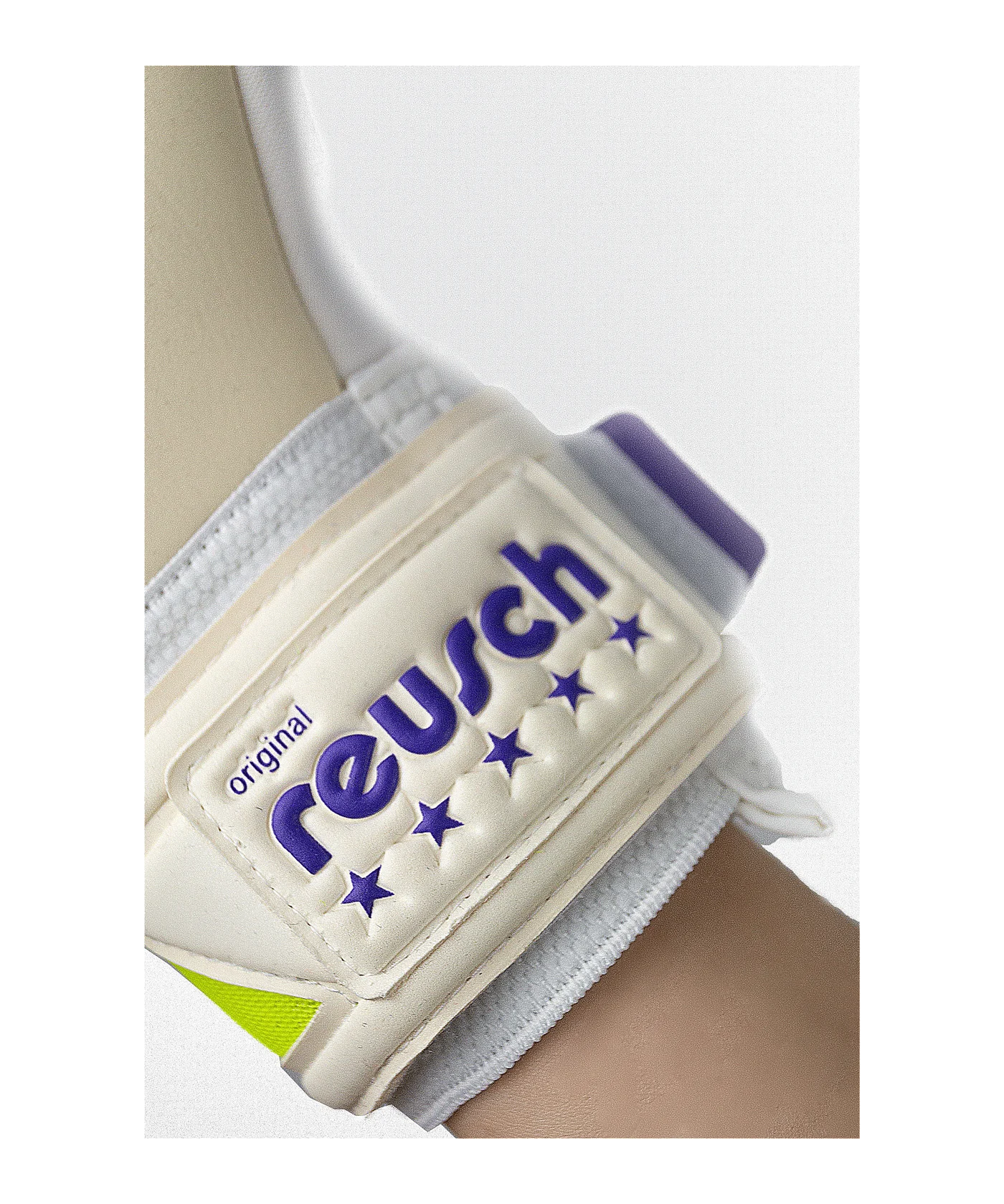 Reusch Legacy Pro Am Gold X TW-Handschuhe Weiss Lila F1055