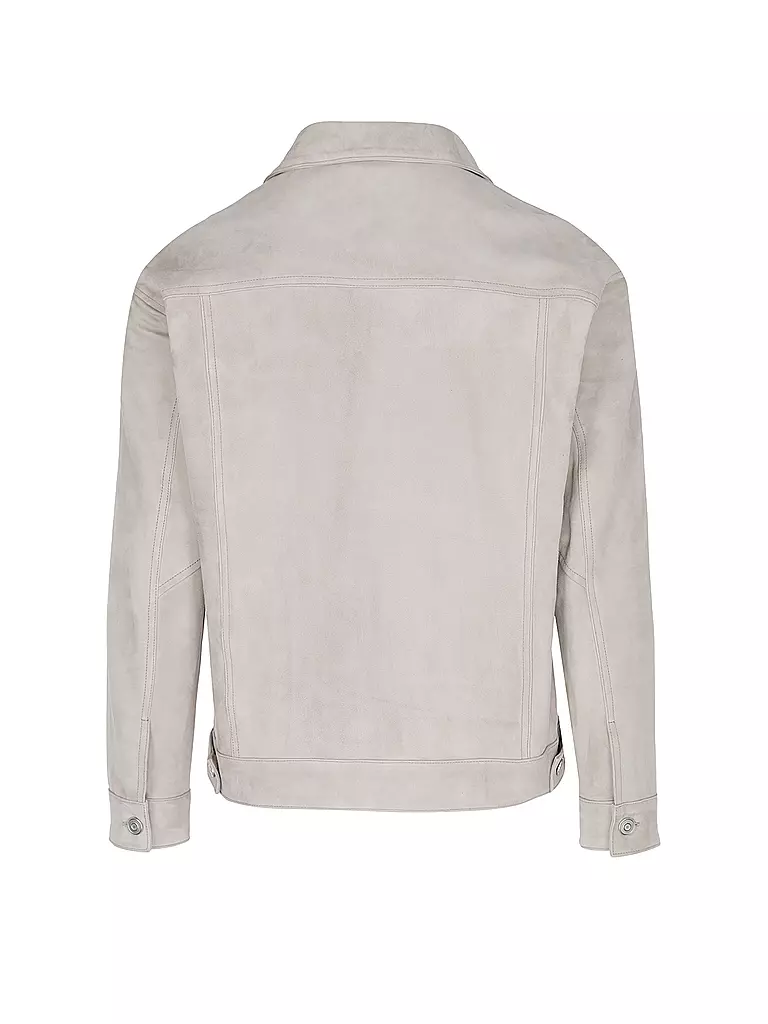 GIORGIO BRATO Lederjacke beige