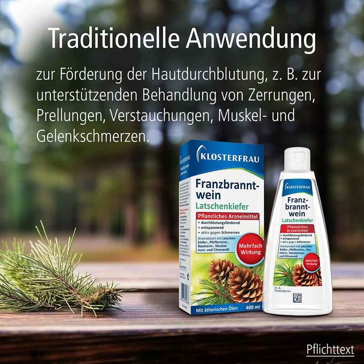Klosterfrau Franzbranntwein Latschenkiefer, 400 ml