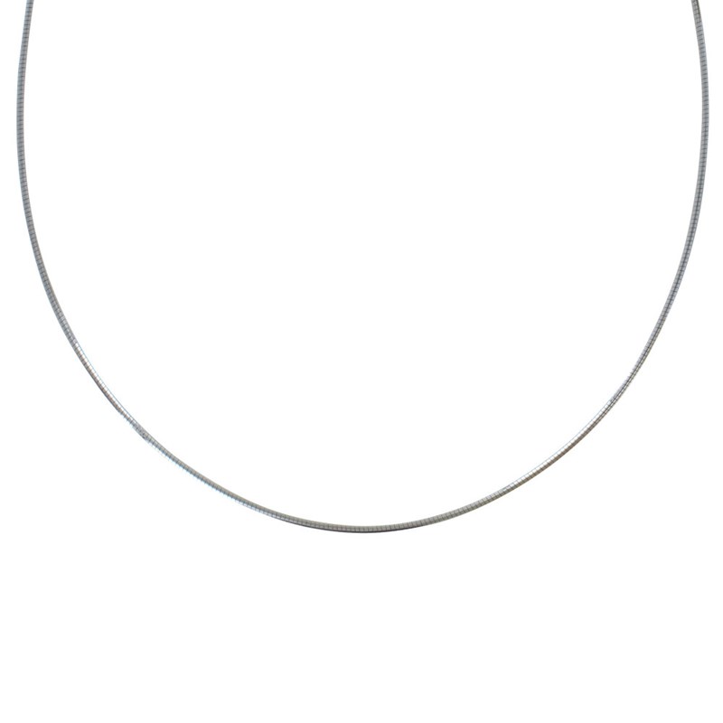 Chaine Argent Oméga Semi Rigide 1mm