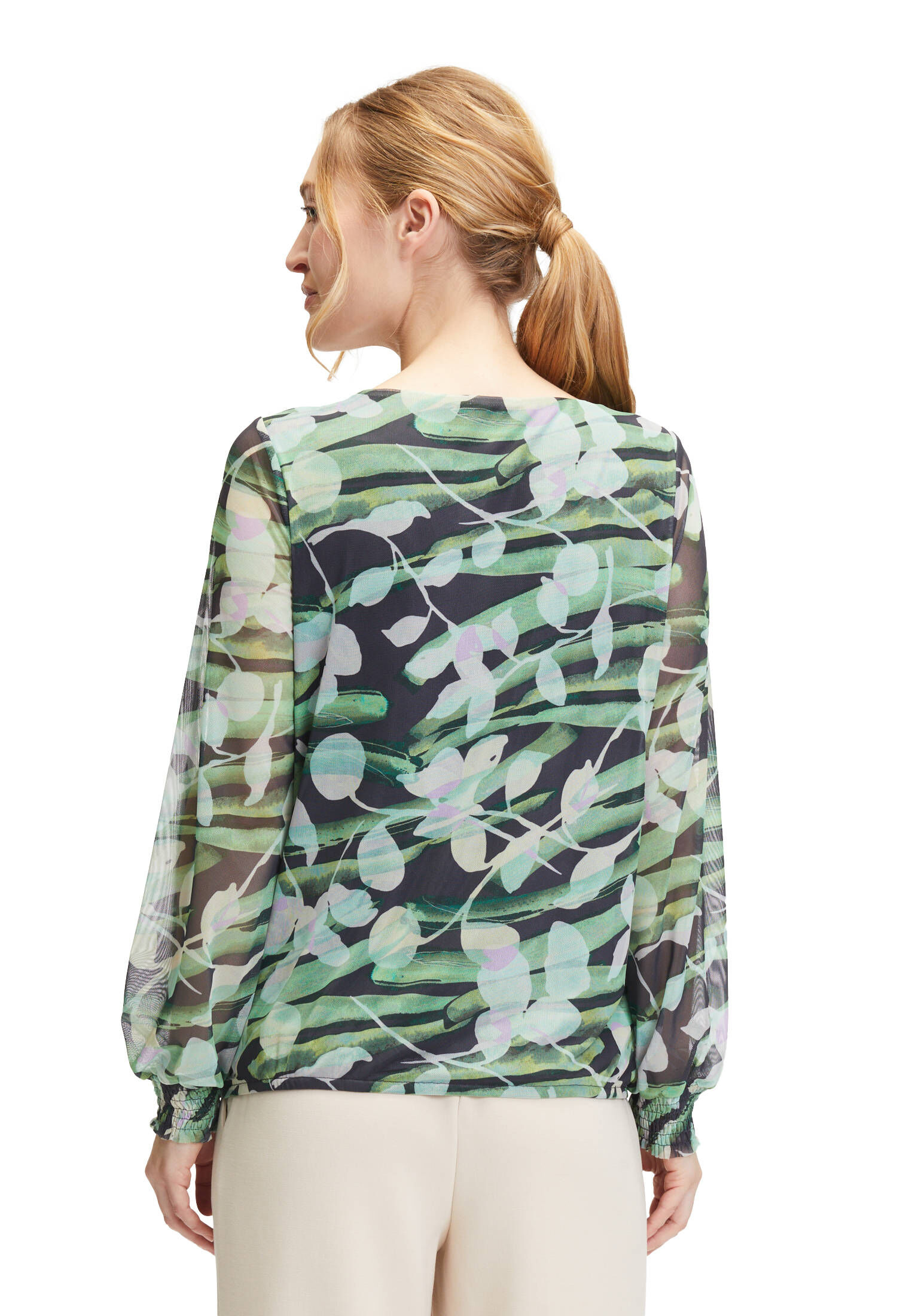 Betty & Co| Damen Blusenshirt mit Tunnelzug