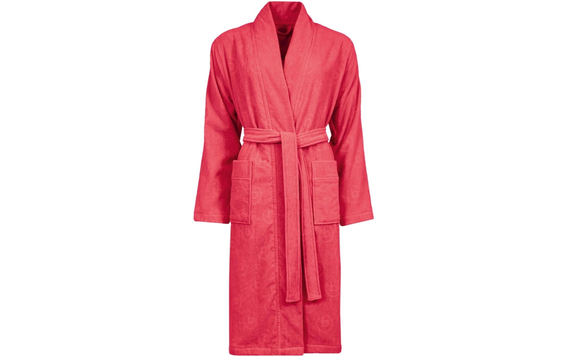 Bademantel Paola S, FlamingoBademantel aus reiner Baumwolle