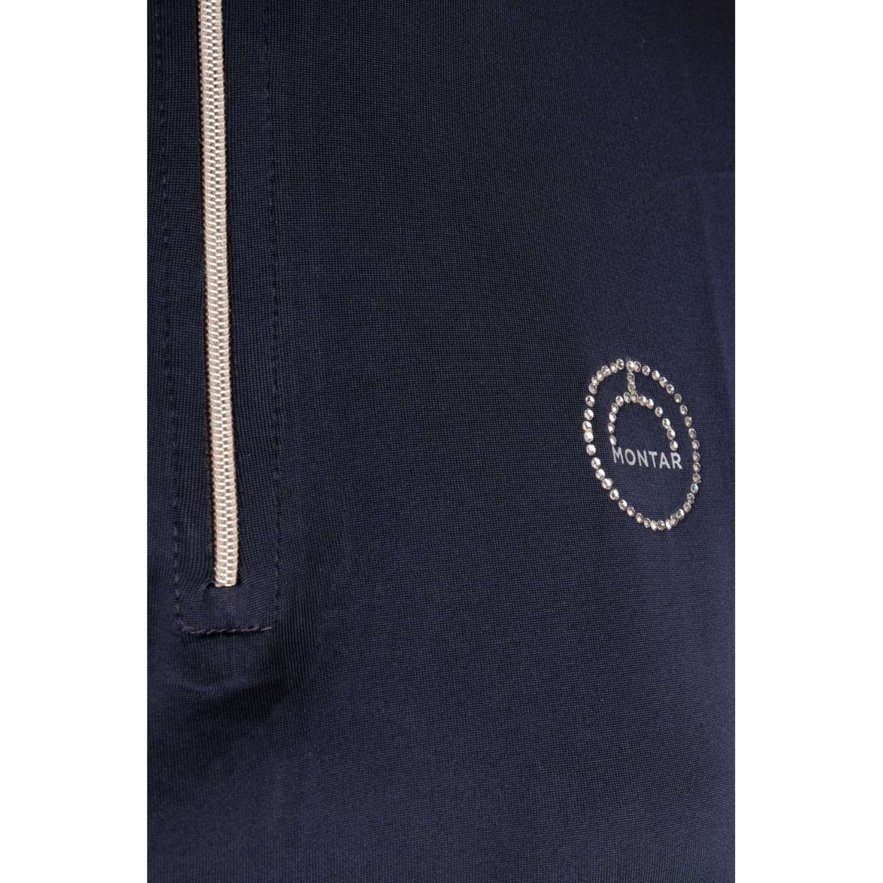 Montar Shirt Everly Crystal Logo Lange Mouwen Navy