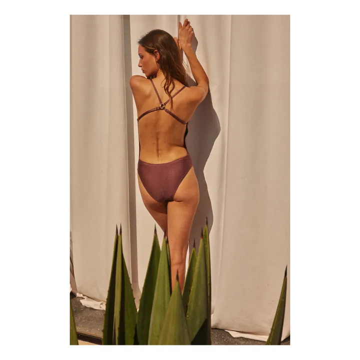 Alma Deia Maillot de bain une pièce Anneau | Violet