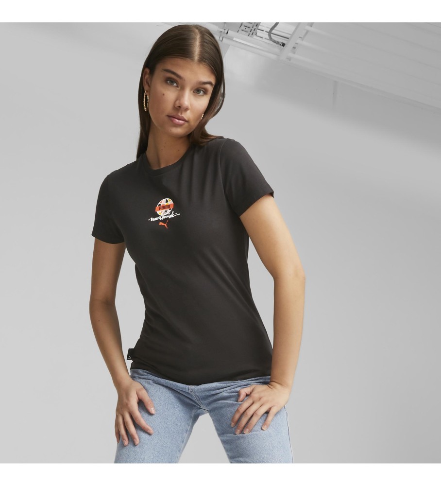 Camiseta preta Puma SWXP Worldwide
