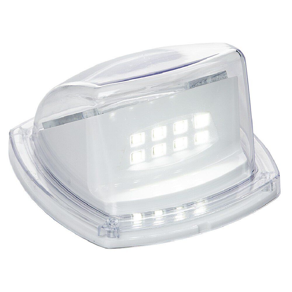 Lampe solaire pour allée blanc x2