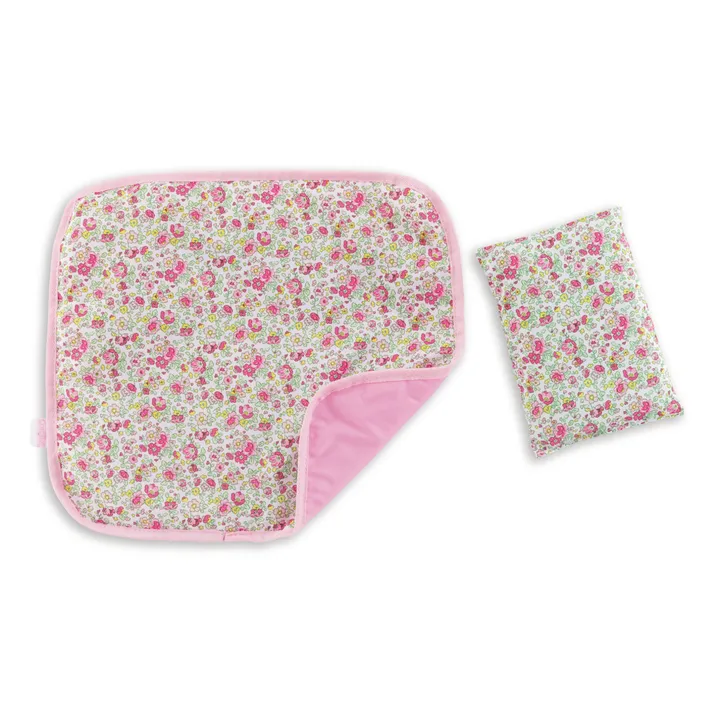 Corolle Couffin tressé et accessoires