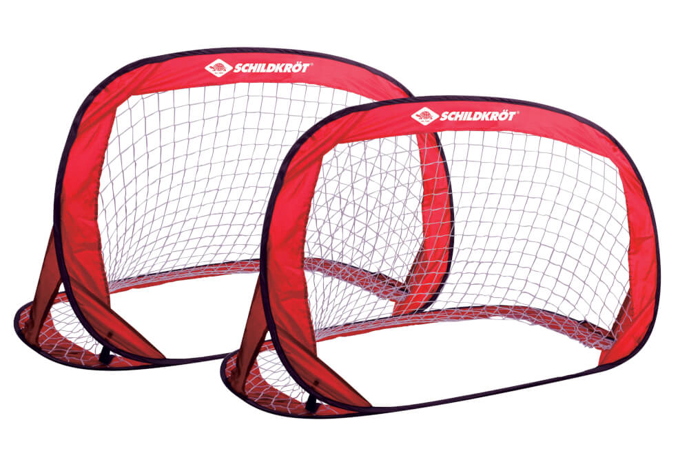 Schildkröt Funsports - POP-UP-GOALS (2er Set Tore im Carrybag) rot/schwarz