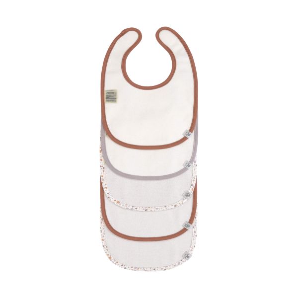 Laessig Tiny Farmer Goose Slabbetjes Lila 5 Stuks