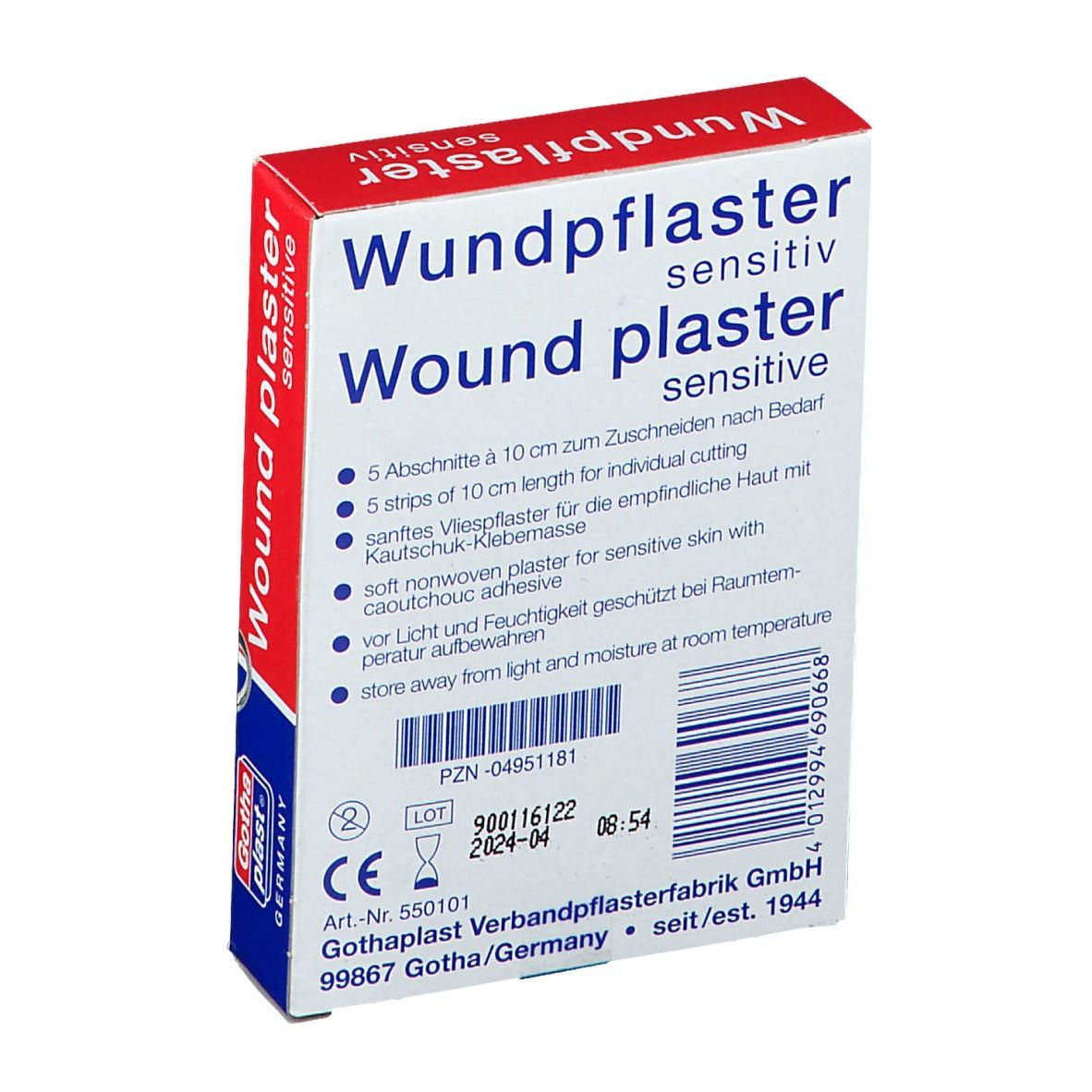 Gothaplast® Comfort und sensitiv (hypoallergen) 50 cm x 6 cm