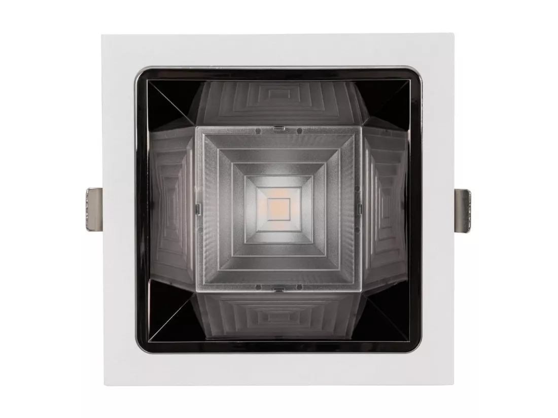 Downlight LED 30W Carrée Premium CRI90 LIFUD Coupe 145x145 mm Sélectionnable (chaud-neutre-froid)