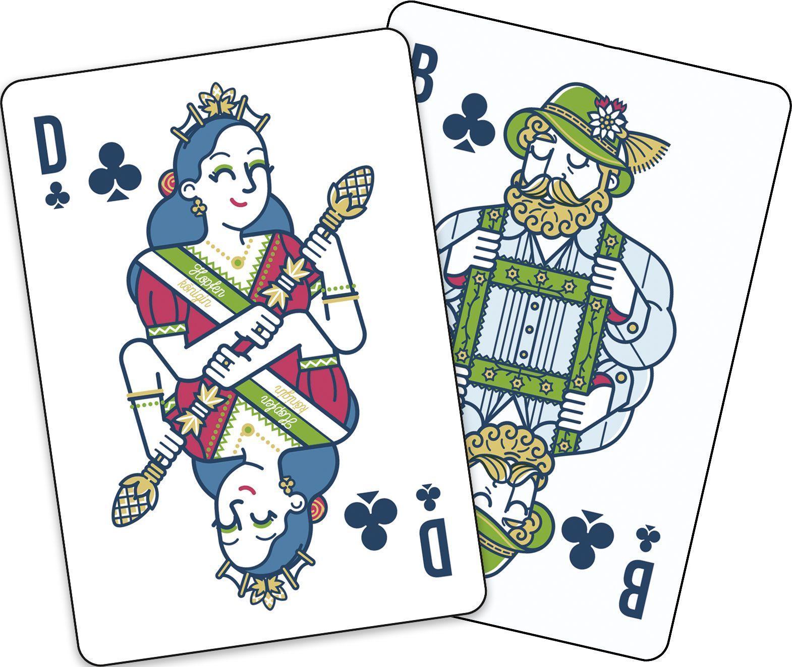Servus! 55 Spielkarten mit bayerischen Motiven