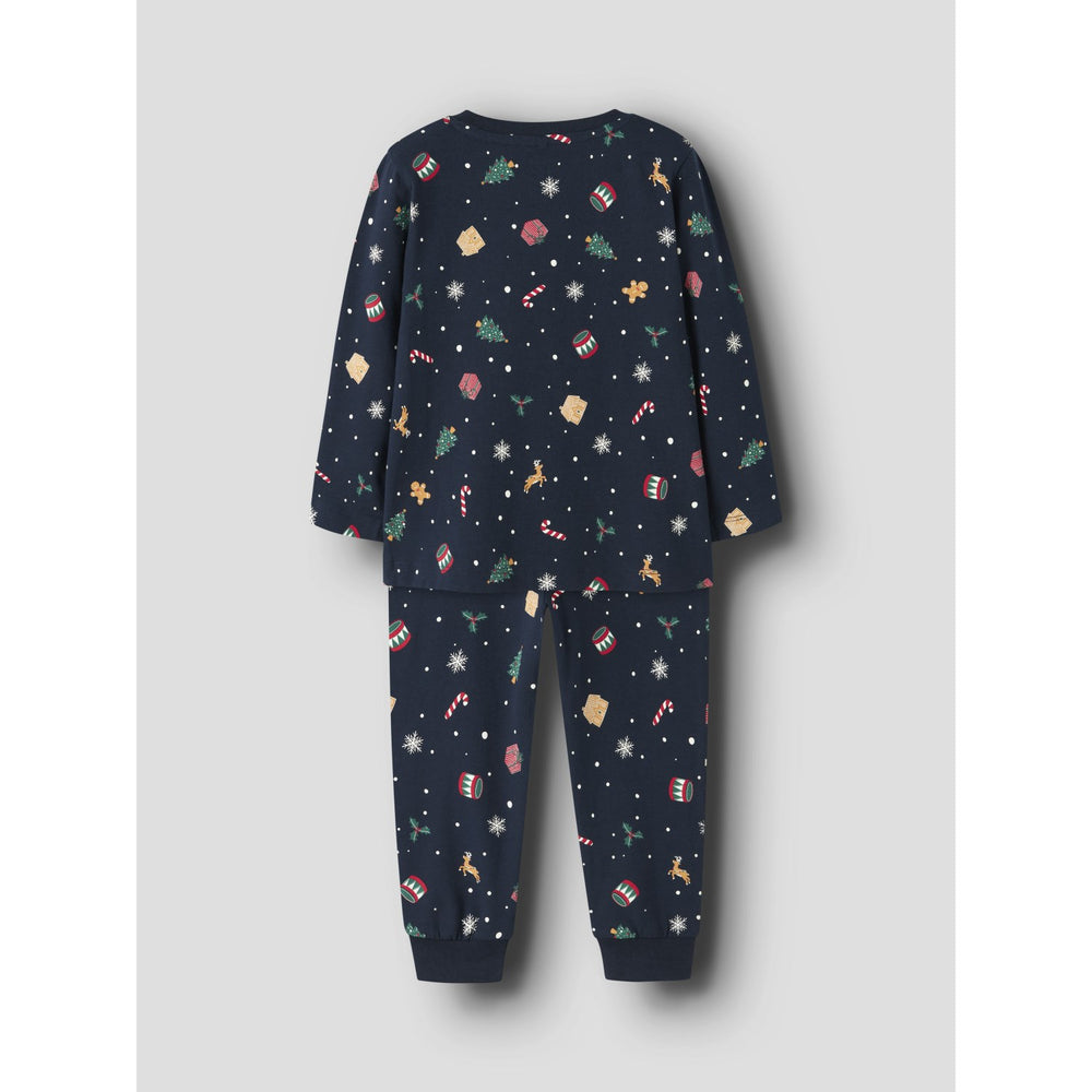 Køb Name It Jule Nattøj sæt Navy Blazer Xmas AOP