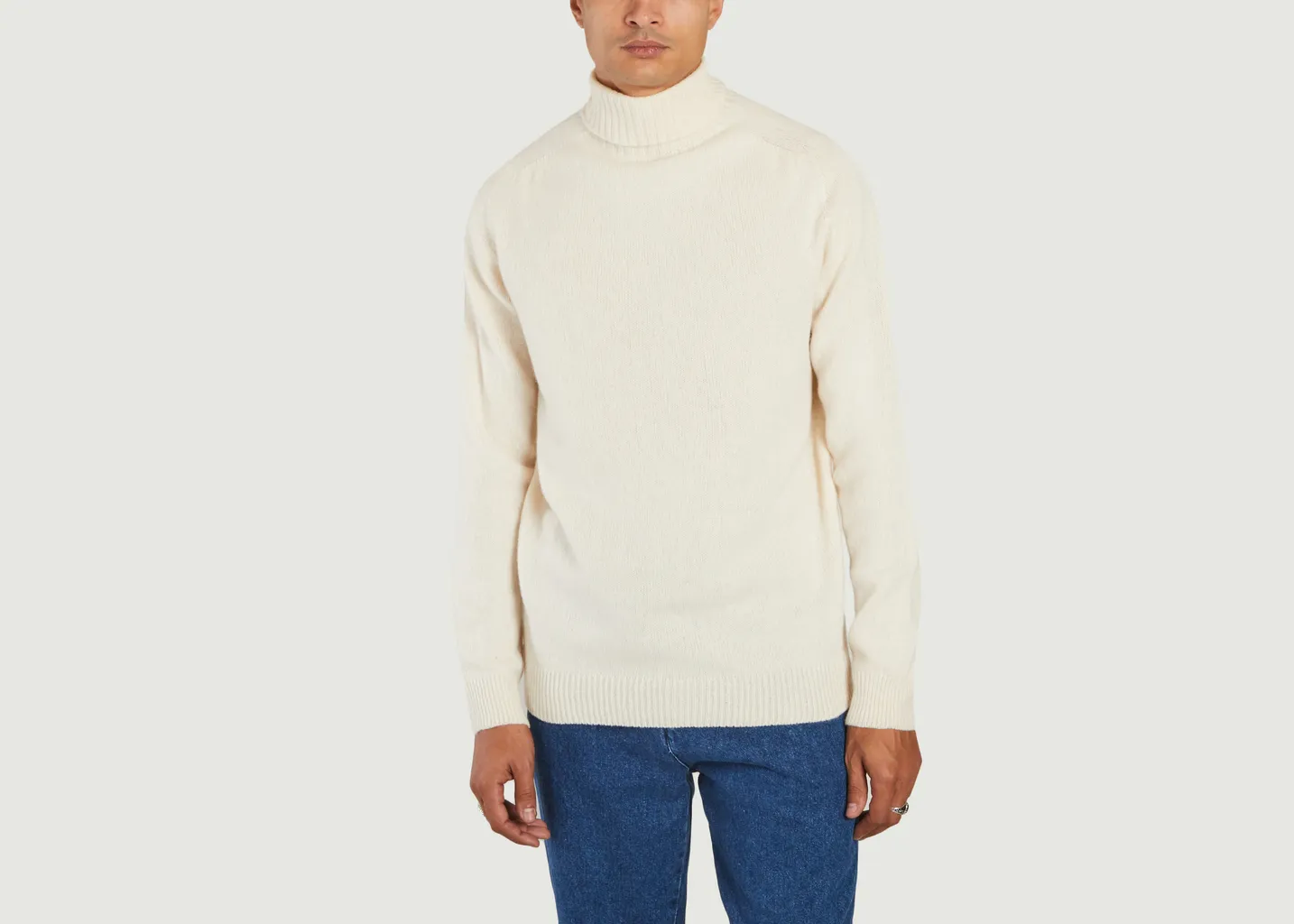 Pullover à Col Roulé Sunspel