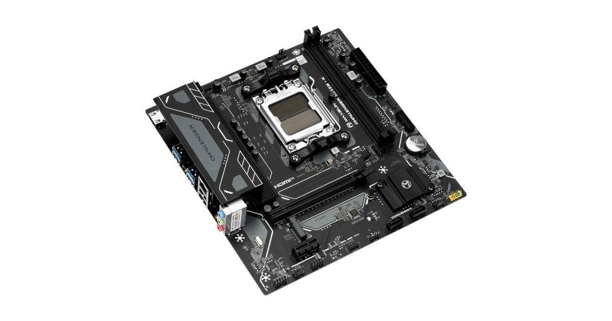 MAXSUNMS-Challenger B850M-K socket AM5 moederbord  (Zwart, RAID, Gb-LAN, Sound, µATX)
