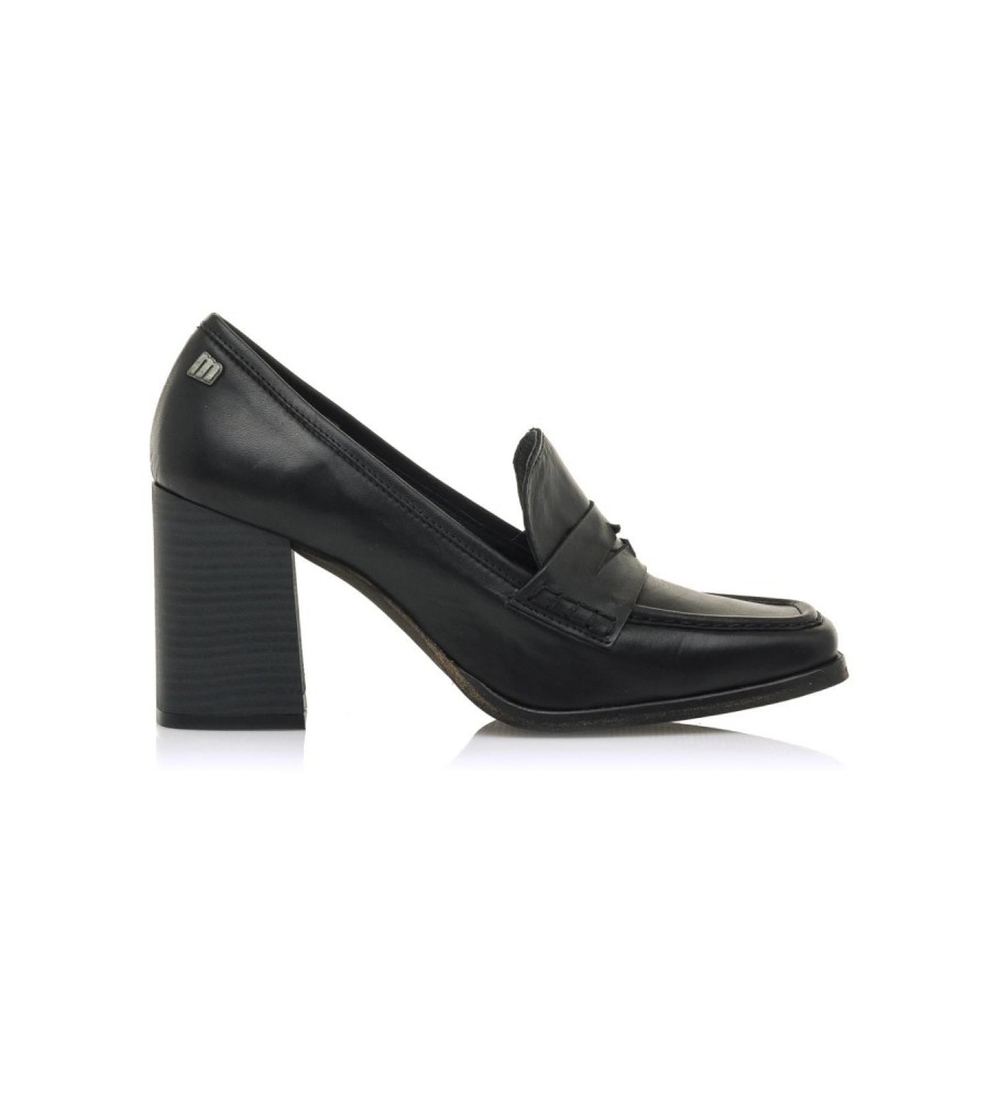 Sapatos Mustang Porto em couro preto