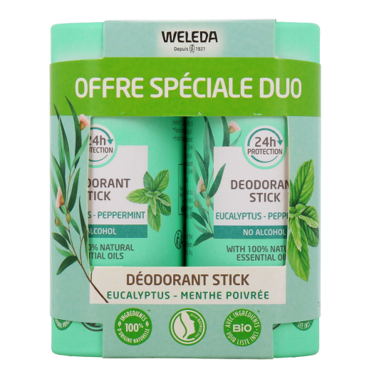 Weleda Déodorant stick bio efficacité 24h - Sans sels d'aluminium