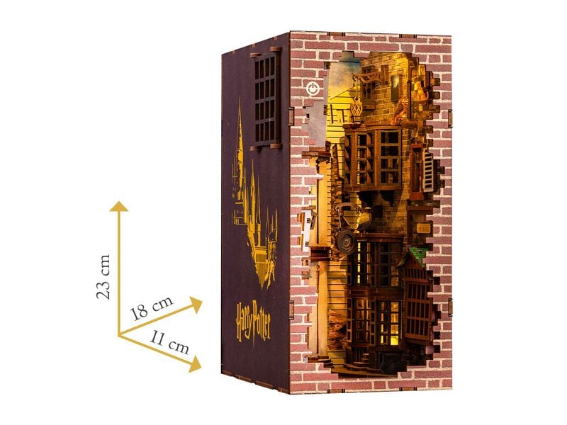 Revell Bausatz Diagon Alley Harry Potter Holzbausatz mit LED-Beleuchtung und Berührungssensor