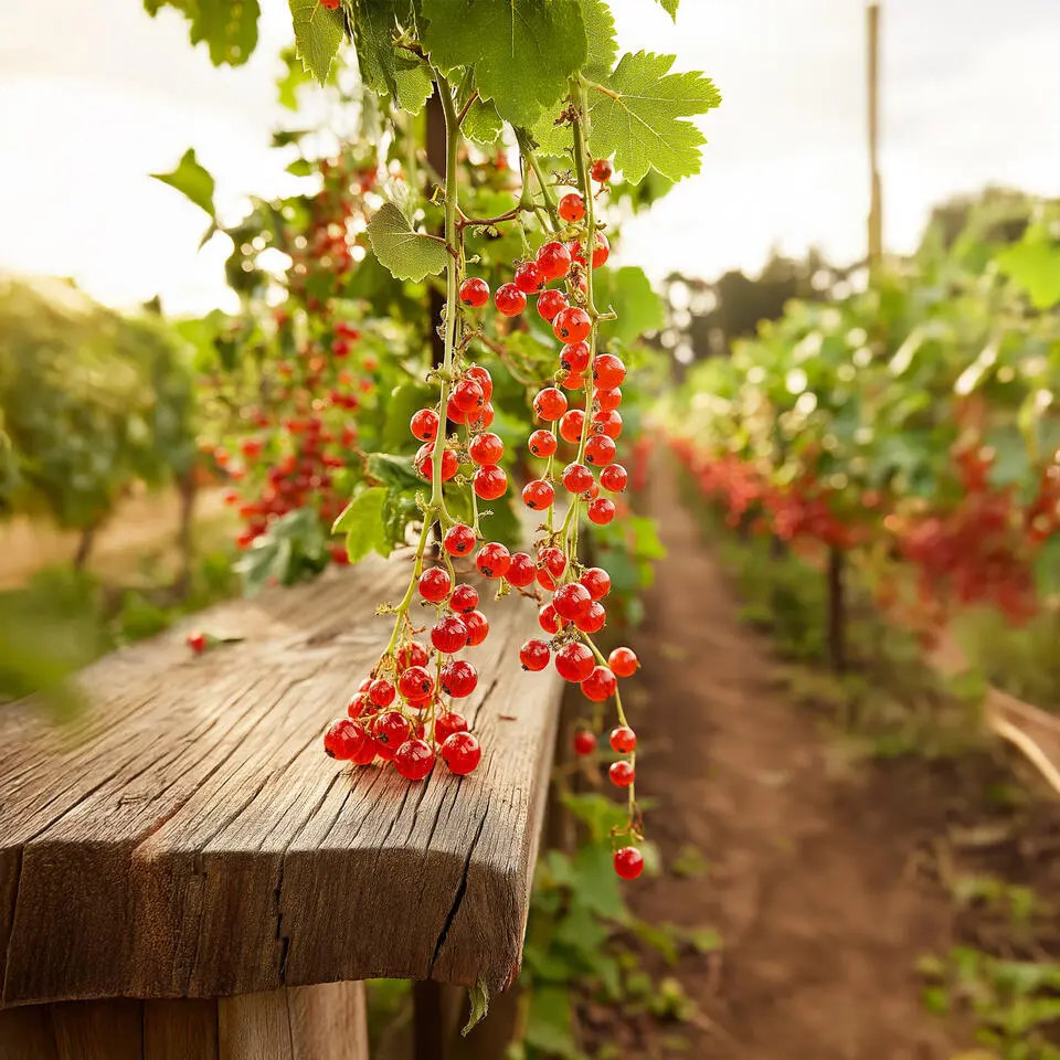 Aalbes - Set van 4 - Ribes rubrum 'Jonkheer van Tets' - Hoogte 50-60cm - ⌀15cm