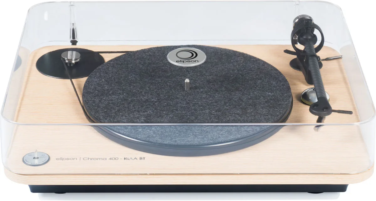 Elipson Chroma 400 RIAA BT Chêne clair Platines vinyle hi-fi