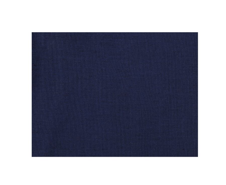 Chemise coton et lin marine - Poche poitrine - COLTEN MC
