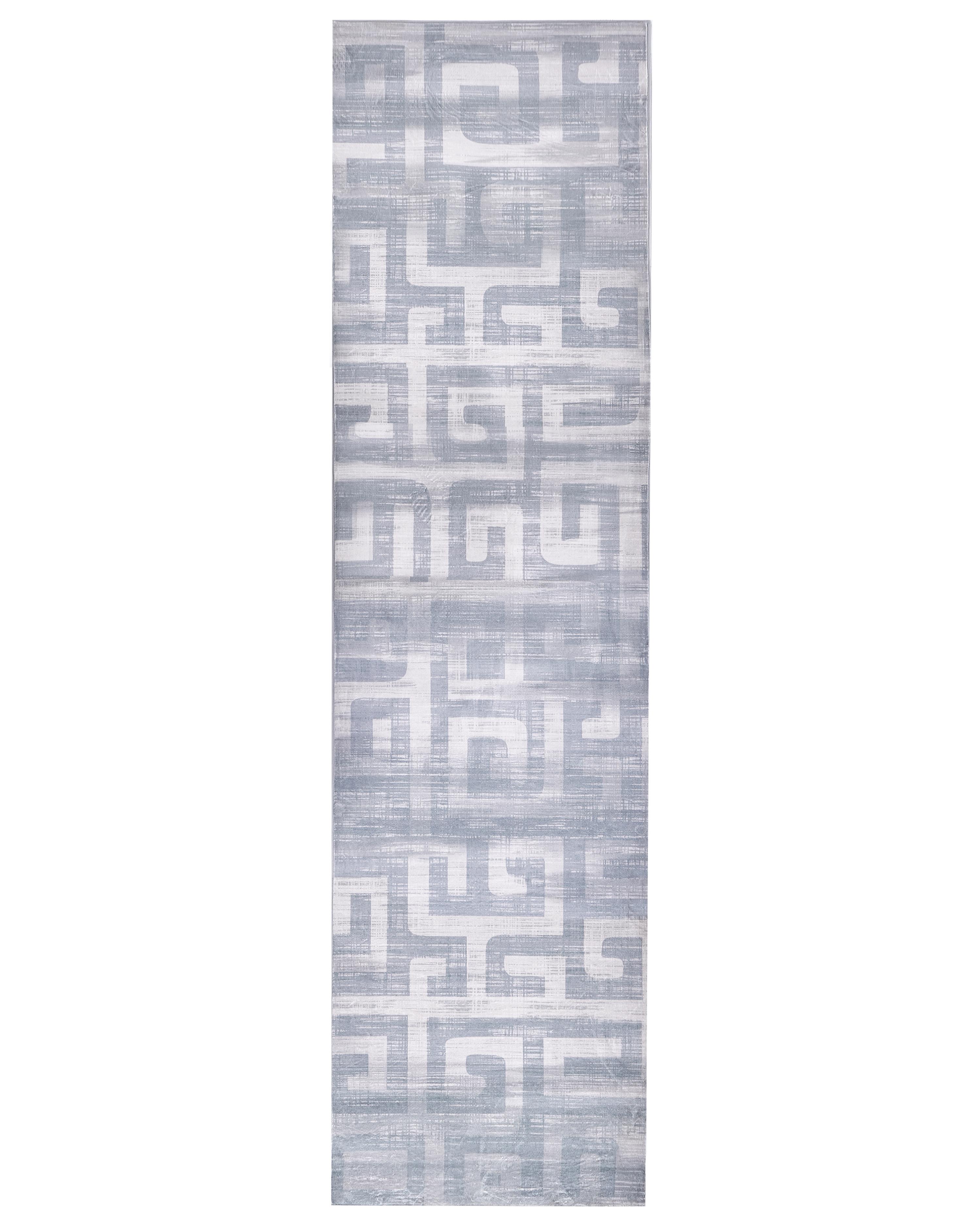Vloerkleed BEYDAG Grijs 80 x 300 cm