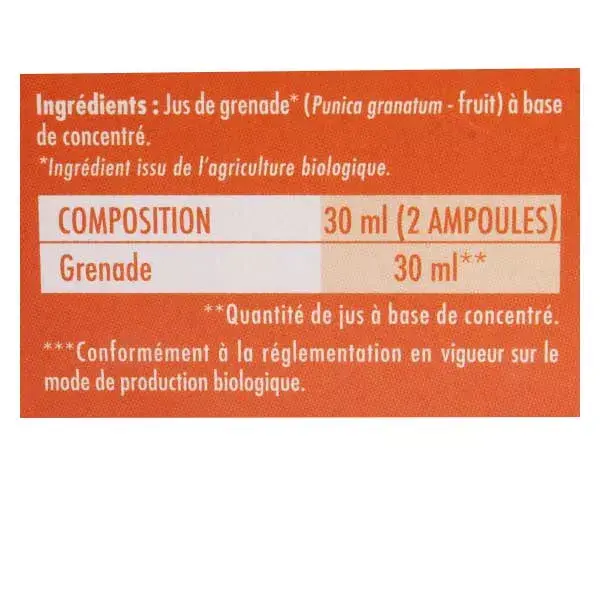 Superdiet Romã Orgânica 20 frascos