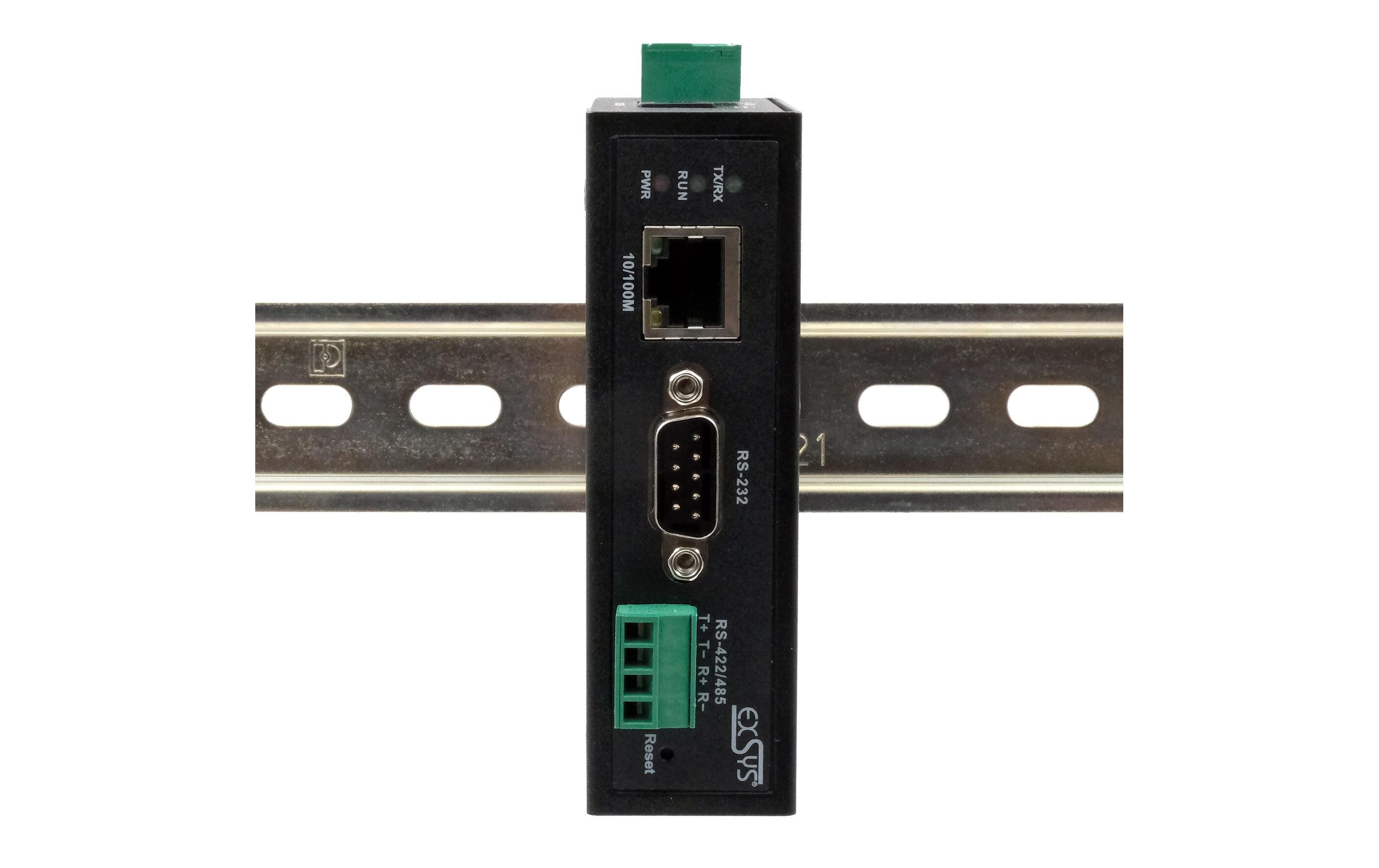 Serieller Geräteserver EX-61001<br>Serieller Multiprotokoll-Geräteserver mit 1 Ethernet Port