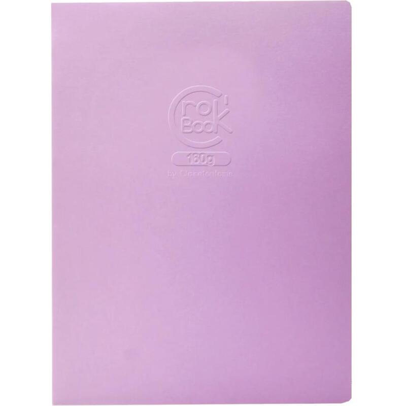 Crok'Book carnet piqué 20F 17x22cm 160g F - Aléatoire
