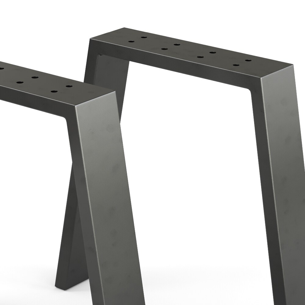 Vicco Loft Tischkufen U-Form 42cm Tischbeine Tischgestell Couchtisch Möbelfüße