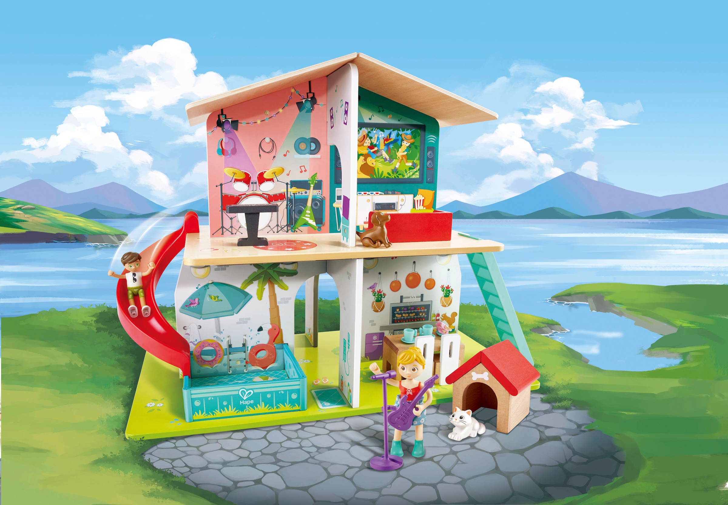 Hape Puppenhaus »Interaktives Puppenhaus«